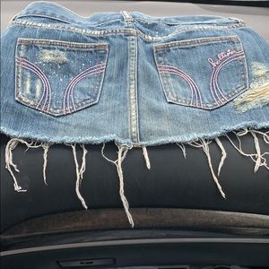 Vintage Hollister company Jean Skirt size 0